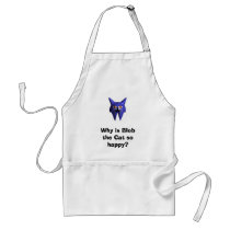 Why is Blob the Cat so happy? Aprons