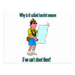 Why is it called tourist season post cards
