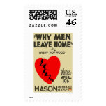 Why Men Leave Home 1938 WPA postage