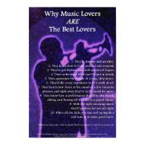 Why Music Lovers Are The Best Lovers Poster posters by grandfinalepro Why Music Lovers Are The Best Lovers Poster posters