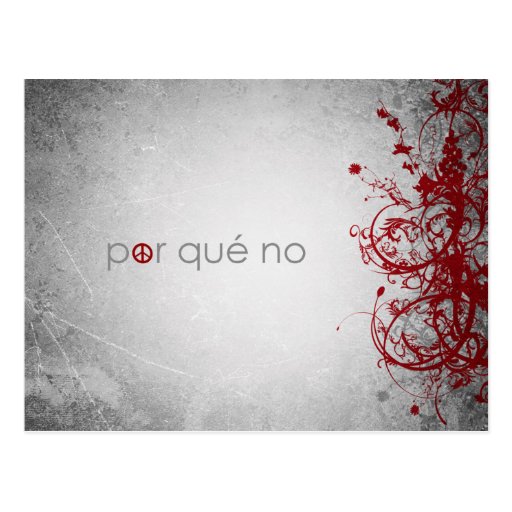 why-not-peace-spanish-postcard-zazzle