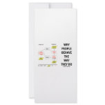 Why People Behave The Way They Do Full Color Rack Card