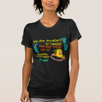 Why Run Barefoot? t-shirts