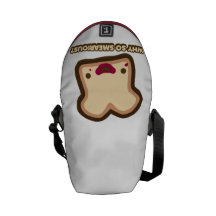Why So Smearious (mouth) Messenger Bag