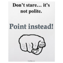 Why Stare When You Can Point Customized Letterhead