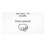 Why Stare When You Can Point Picture Card