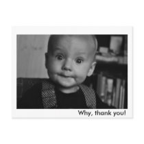 Why, thank you! postcards