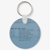 Why We Are Here keychains