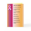 Why We Walk for a Cure cards