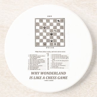 Why Wonderland Is Like A Chess Game (Preface) Coasters