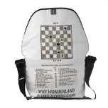 Why Wonderland Is Like A Chess Game (Preface) Commuter Bag
