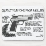 Why you need guns in homes mousepads