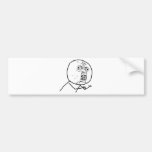 Why You No Guy (no text) Bumper Sticker