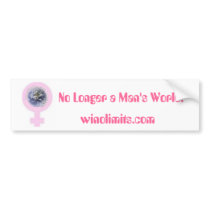 WI Girls World Bumper Sticker bumper stickers by wigirlskissing WI Girls World Bumper Sticker bumper stickers