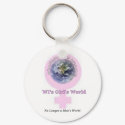 WI Girls World Keychain by wigirlskissing WI Girls World Keychain