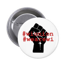 WI Union We Are WI Button