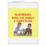 wiatresses greeting card