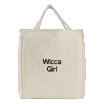 Wicca Girl embroidered bags