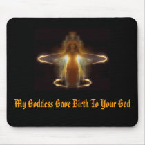 Wicca Goddess Magic Mousepad