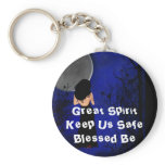 Wicca Spiritual Inlightenment Keychain
