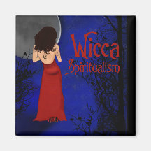Wicca Spiritual Inlightenment Magnets
