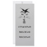 Wiccan Cat Book Mark Custom Rack Card