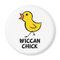 Wiccan Chick Magnet by chicktshirts8 Wiccan Chick Magnet
