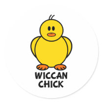 Wiccan Chick stickers by chicktshirts8 Wiccan Chick stickers