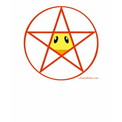Wiccan Chicken Logo Tee Shirts by shinygrape