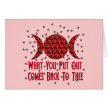 Wiccan Karma Card