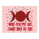 Wiccan Karma Postcards