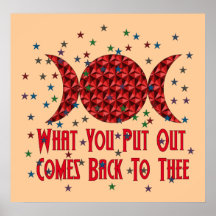 Wiccan Karma Print