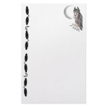 Wiccan Owl - Hecate's Guardian stationery by Singletree3 Wiccan Owl - Hecate's Guardian stationery