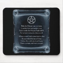 Wiccan Rede Mousepad