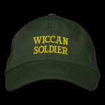 Wiccan Soldier Hat embroidered hats