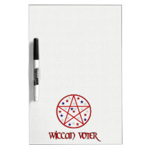WICCAN VOTER Dry-Erase BOARD