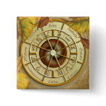 Wiccan Wheel of the Year Button