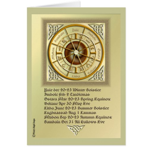 Wiccan Wheel of the Year Cards