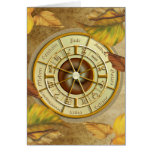Wiccan Wheel of the Year Greetings Card