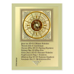 Wiccan Wheel of the Year Post Card