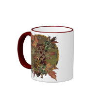 Wiccan Wheel with Pentagram mugs