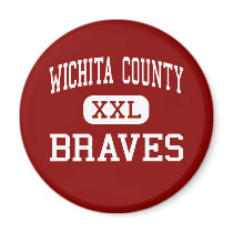 Wichita County - Braves - Junior - Leoti Kansas magnets