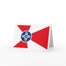 Wichita Flag Greeting Card by FlagTshirts Wichita Flag Greeting Card