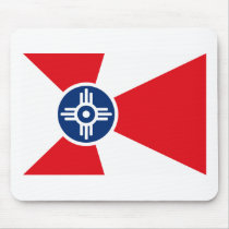 Wichita Flag Mousepad by FlagTshirts Wichita Flag Mousepad