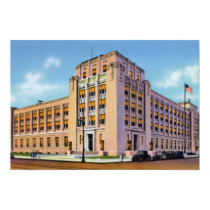 Wichita Kansas Court House and Post Office Print