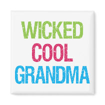 Wicked Cool Grandma Fridge Magnets
