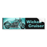 wicked Cruiser Bumper Stickers