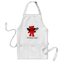 Wicked Cute Teddy Bear Apron by mariannegilliand Wicked Cute Teddy Bear Apron