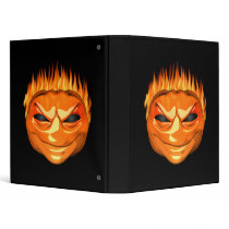 Wicked Evil Flaming Pumpkin Binder by mariannegilliand Wicked Evil Flaming Pumpkin Binder