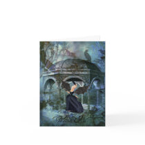 Wicked Girl Halloween Card